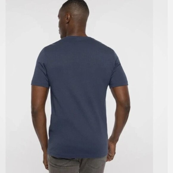 Travis Mathew Shirt Mens Sm Blue Jingle Jangle Short Sleeve Christmas Golf Tee - Picture 6 of 11